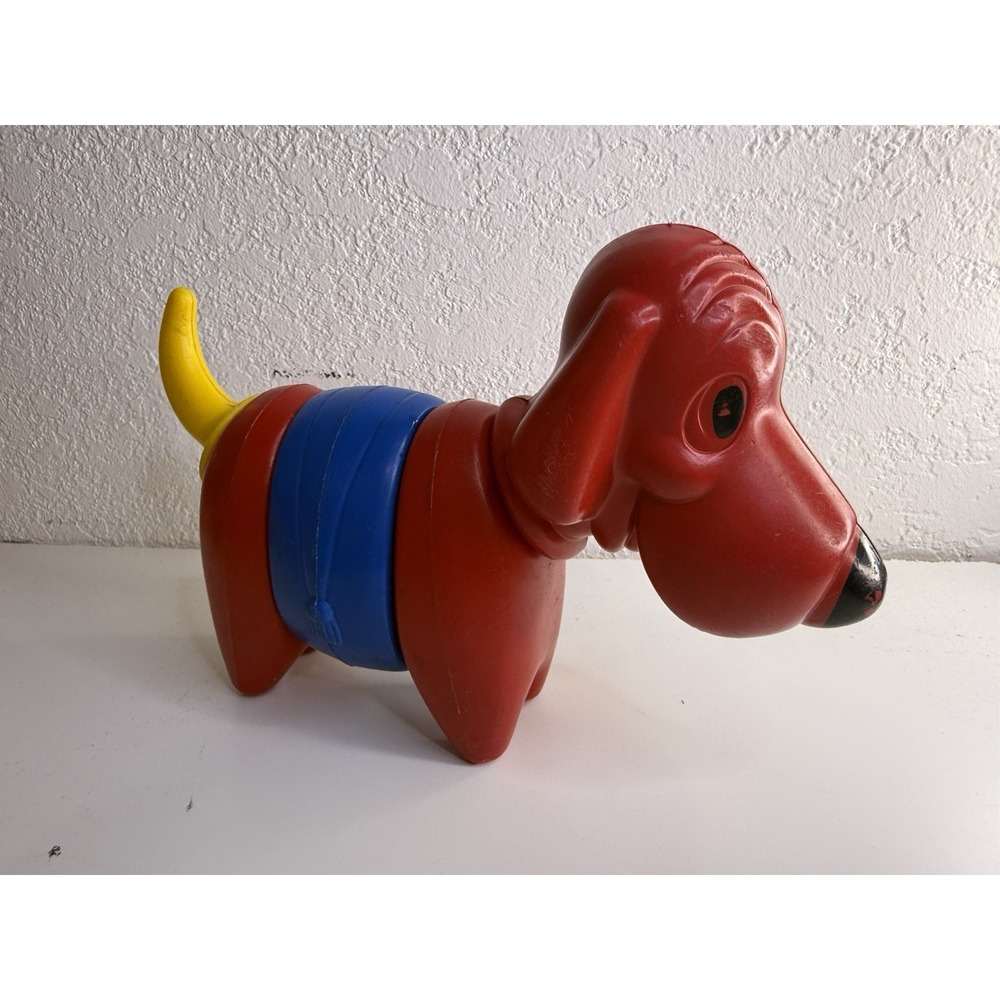 Vintage 1970s Tupperware Toys Buildable Puppy Dog Set